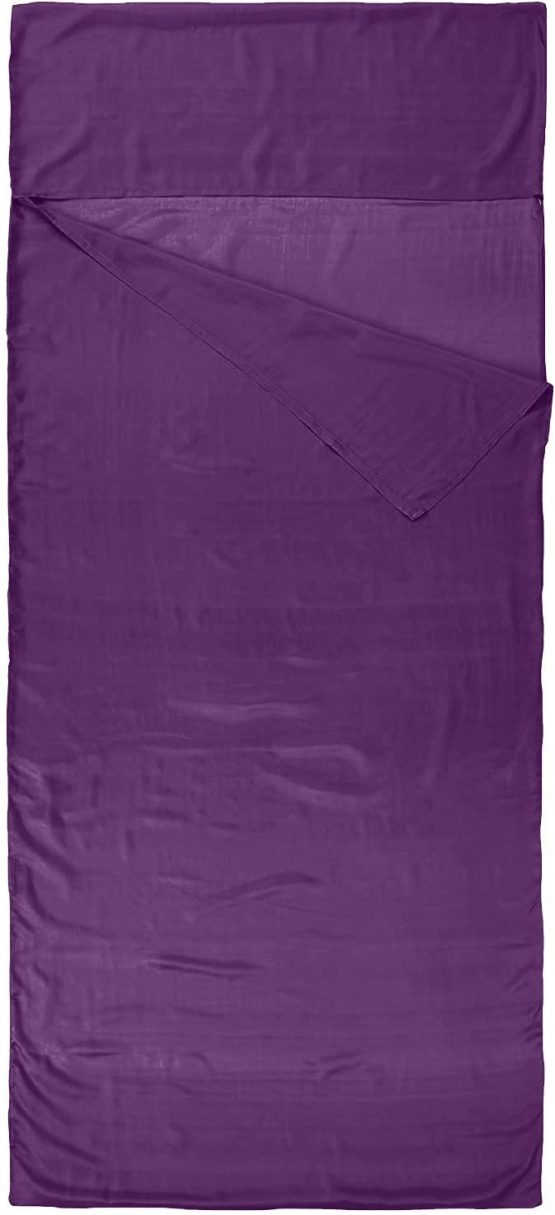 Nod-Pod 100% Pure Silk  Sleeping Bag Liner - Ultralight just 110 grams - 210 x 85cm - Image 2