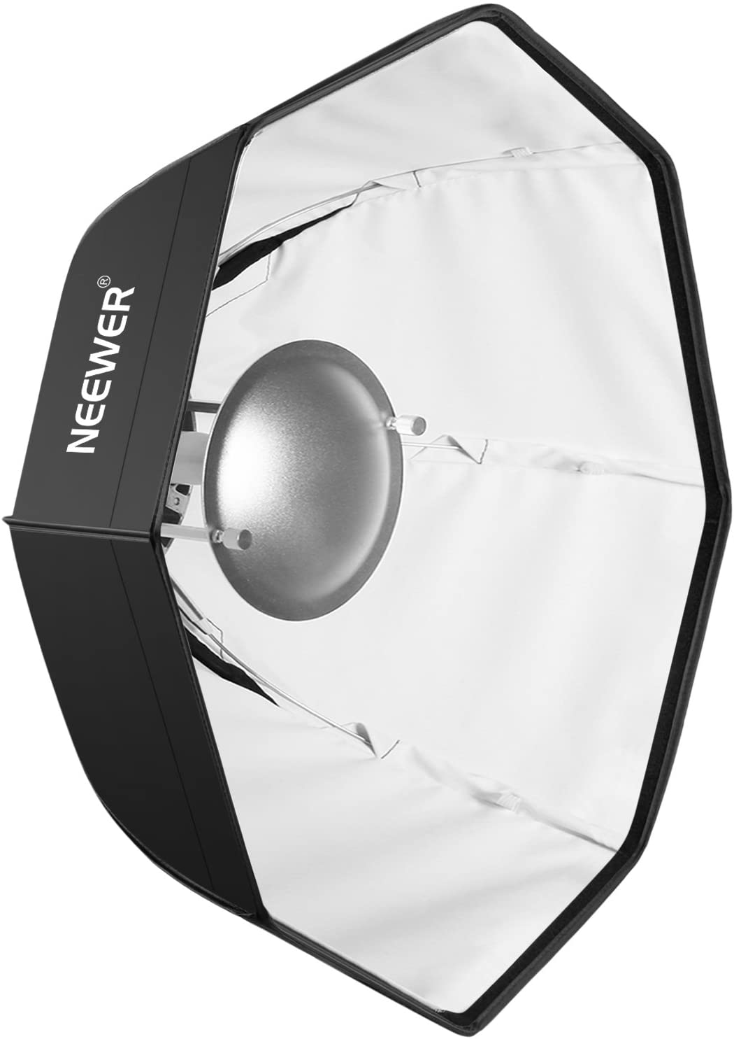 Neewer 60 cm Octagonal Softbox and Beauty Dish Photo Studio Combination with Bowens Speedring for Bowens Perfect for Portrait Product Photography and Video Shooting - Image 3
