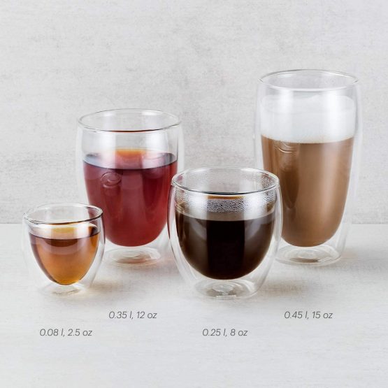 Bodum PAVINA Double Walled Thermo Glasses 0.08 L, 2.5 oz, Pack of 6 - Image 2
