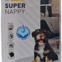 Croci Dog Absorbent Super Nappy, 90 x 60 cm, Pack of 50