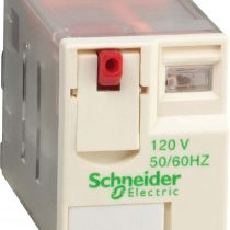 Schneider Electric RXM4GB1F7 Mini Relay 120VAC, Miniature Plug-In Relay - Zelio Rxm 4 C/O 120 V Ac 3 A