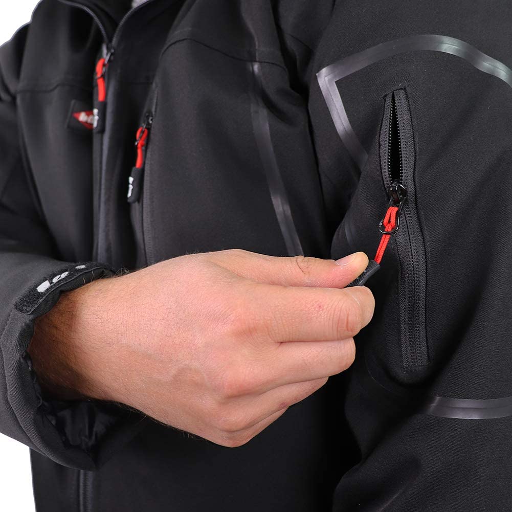 Lee Cooper Men's Lee Cooper Men s Waterproof Softshell Jacket, Black, XXL UK - Image 2