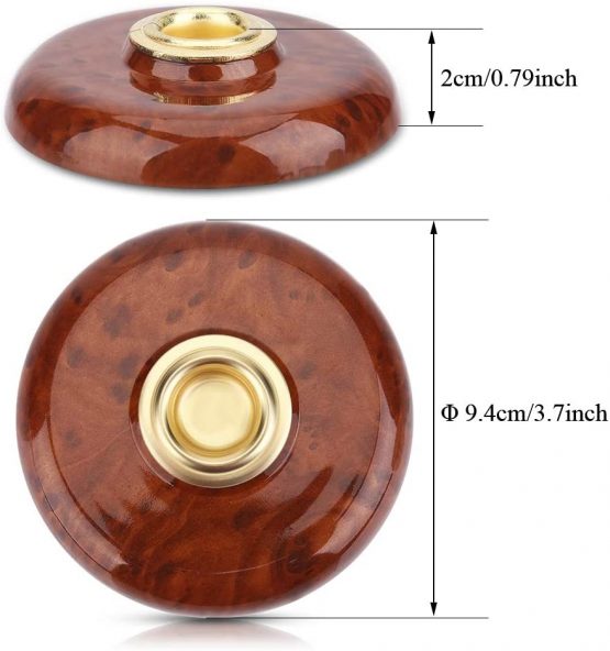 Cello Non Slip Mat, Plastic + Metal Cello Endpin Rest Holder Floor Protector Instrument Accessory(Brown) - Image 3