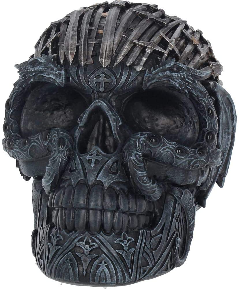 Nemesis Now Sword Skull 18.5cm Figurine, Resin, Black - Image 2
