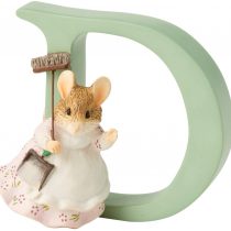 Beatrix Potter Alphabet Letter D Hunca Munca Sweeping Figurine