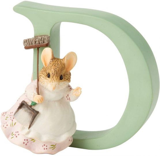 Beatrix Potter Alphabet Letter D Hunca Munca Sweeping Figurine