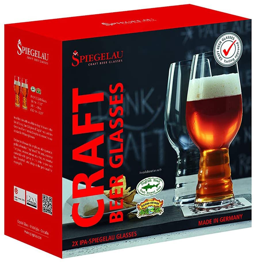 Spiegelau Craft Beer Glasses, IPA (India Pale Ale), Set of 2, Crystal, 540 ml, 4992662, Transparent, 2 Count (Pack of 1) - Image 4
