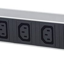 Intellinet 163620 19" 1U Rackmount 8-Output C13 Power Distribution Unit (PDU), With Removable Power Cable and Rear C14 Input