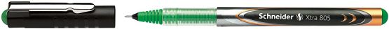 Schneider Xtra 805 Rollerball Pen with Stainless Steel Conical Tip 0.5 mm Green Pack of 10 - Image 3