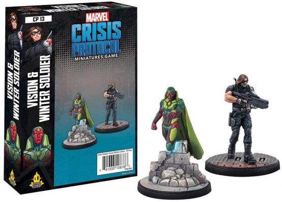Atomic Mass Games | Marvel Crisis Protocol: Character Pack: Vision and Winter Soldier | Miniatures Game | Ages 10+ | 2+ Players | 45 Minutes Playing Time - Image 2