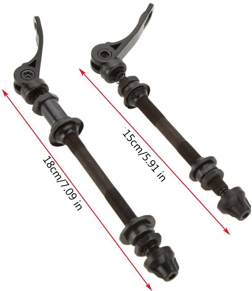 HomDSim 4pcs/lot Front/Rear Bicycle Quick Release Bike Hub & Shaft Hollow Axle of Road Mountain Bicycle Parts - Image 2