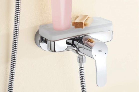 GROHE 33590002 Eurostyle Cosmopolitan 1/2-inch Single-Lever Shower Mixer without Shower - Chrome Finish - Image 2