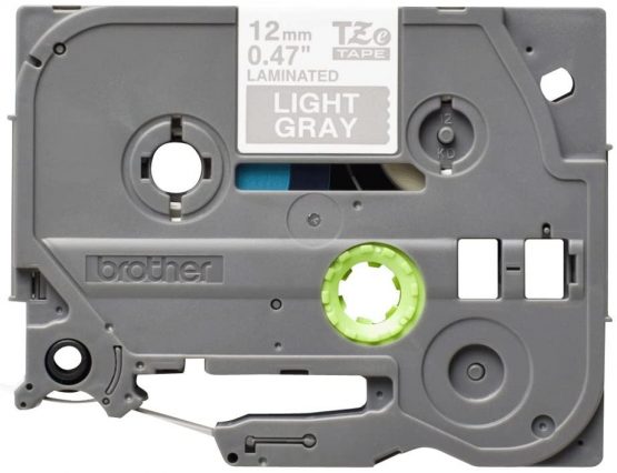 Brother TZe-MQL35 Labelling Tape Cassette, White on Matt Light Grey, 12 mm (W) x 5 m (L), Laminated, Brother Genuine Supplies - Image 3