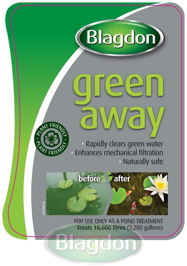 Blagdon Green Away Pond Water Treatment, Clears Green Water and Suspended Algae Particles, Natural, Plant Friendly - Image 2