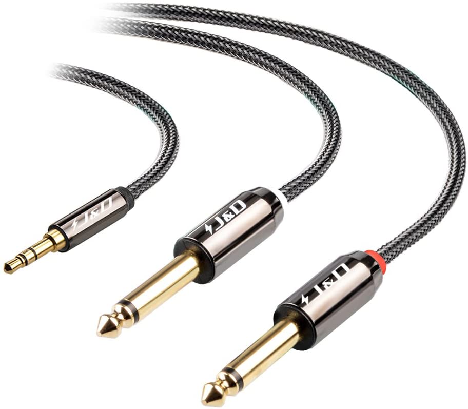 J&D 3.5mm to 6.35mm Audio Cable