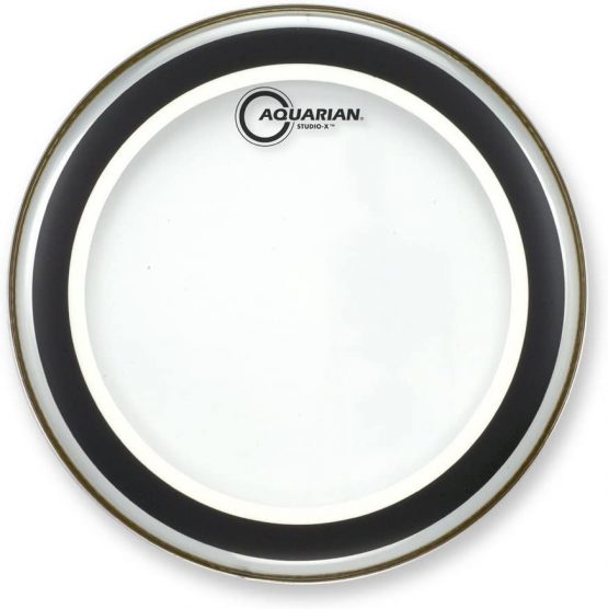 Aquarian Studio X 13 Inch Clear With Muffling Ring