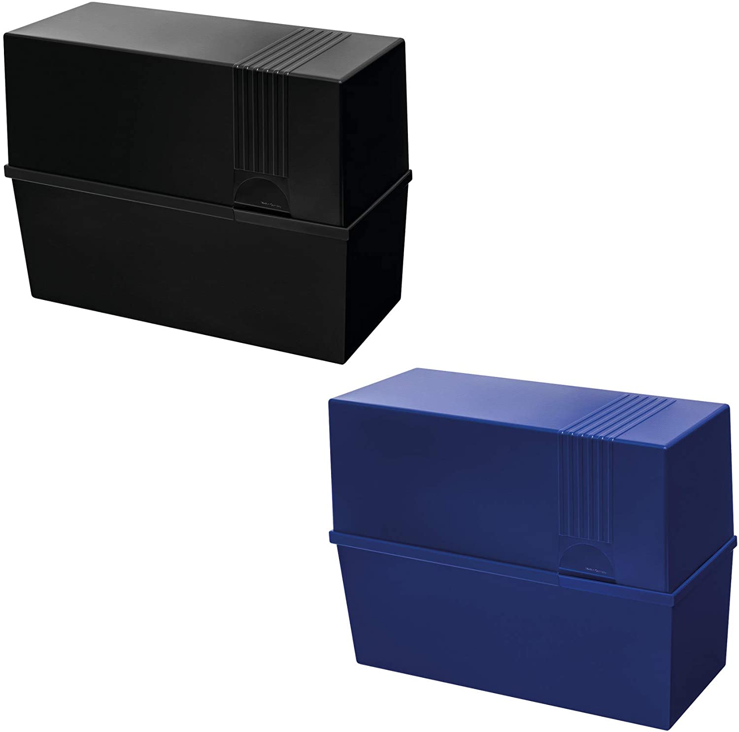 Herlitz Index Card Box A5 Empty Blue or Black