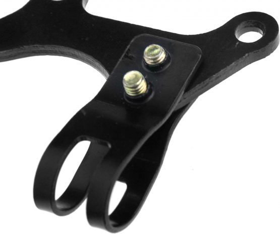 Black 20mm MTB Road Bike 160mm Disc Brake Bracket Frame Adaptor Mounting Holder - Image 3