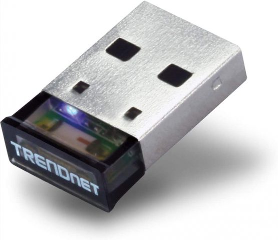 TRENDnet Low Energy Micro Bluetooth 4.0 Class I USB 2.0 with Distance up to 100Meters/330 Feet. Compatible with Win 8.1/8/7/Vista/XP Classic Bluetooth and stereo headset, TBW-106UB