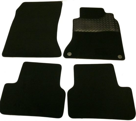 Sakura WW0968 Carpet Floor Mat, Black Trim