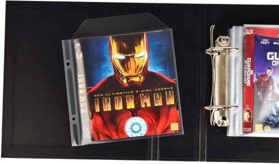3L Blu Ray Storage Bundle Pack - 50 BluRay Sleeves & 2 Blu-Ray Binders / Holder - High Quality Black Binder - 10265 - Image 3