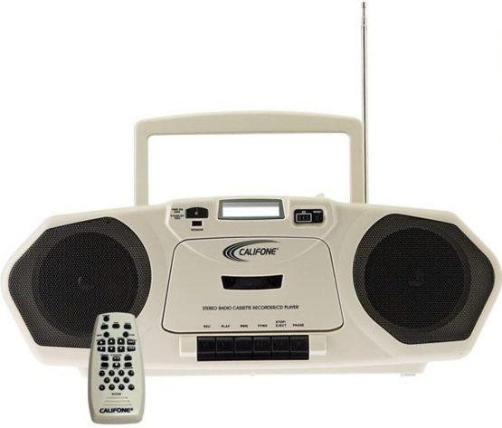 Califone Single Cassette/CD Player with AM/FM Radio