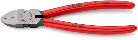 KNIPEX Diagonal Cutter for plastics (180 mm) 72 01 180