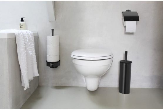 Brabantia Toilet Roll Dispenser - Black - Image 2