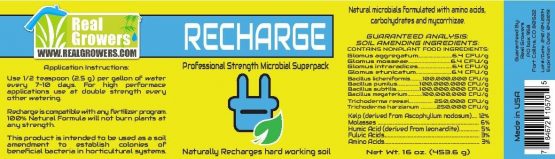 Real Growers Recharge (16oz) - Image 3