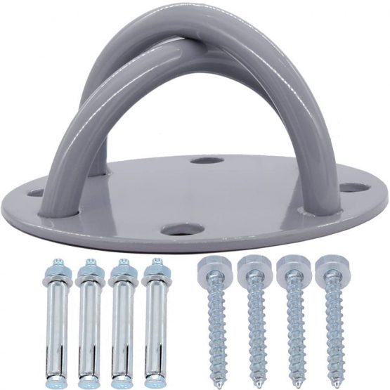 Wall/Ceiling Mount Bracket for Gym&Home Suspension Straps Skyocean Anchor for Olympic Rings Fitness Training Yoga Swing Battle Ropes Resistance Band & Boxing Equipment