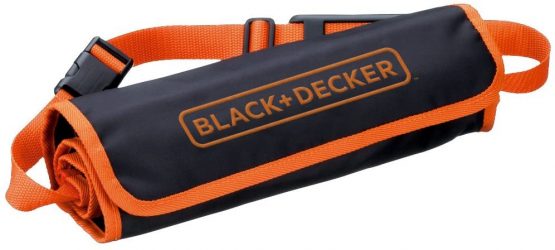 Black + Decker A7063-QZ 77 Piece Tool Accessories Roll Bag - Image 2