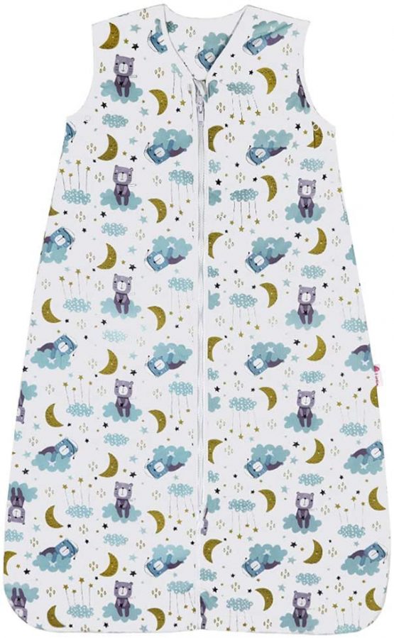 Lictin Baby Sleeping Bag - Baby Sleeping Sack Wearable Blanket 2.5 Tog, Baby Grow Bag Swaddle Wrap with Adjustable Length 90-110cm for Infant Toddler 18 to 36 Months