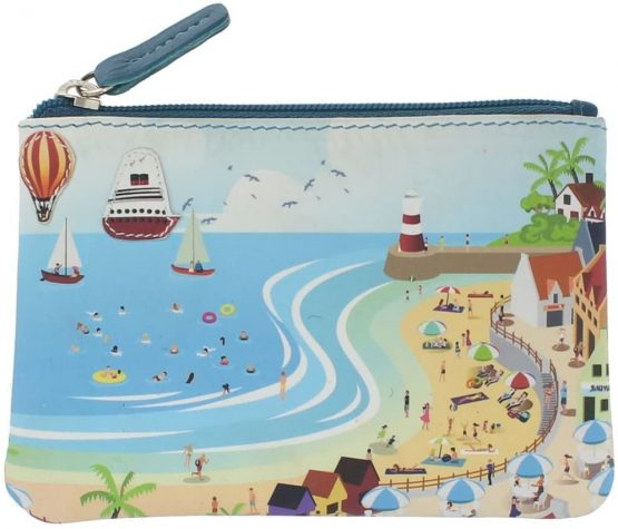 Mala Leather Applique And Printed Leather Coin Purse 4115_11 Seaside