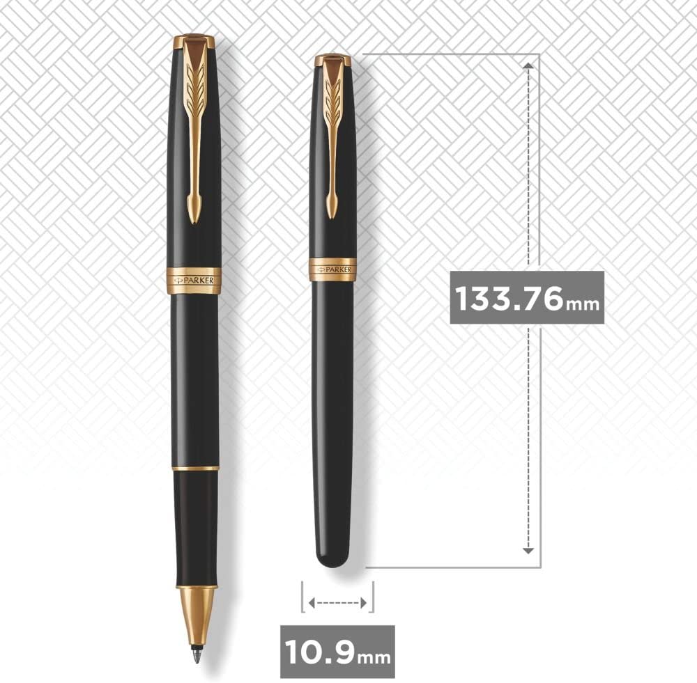 Parker Sonnet Rollerball Pen, Black - Image 4