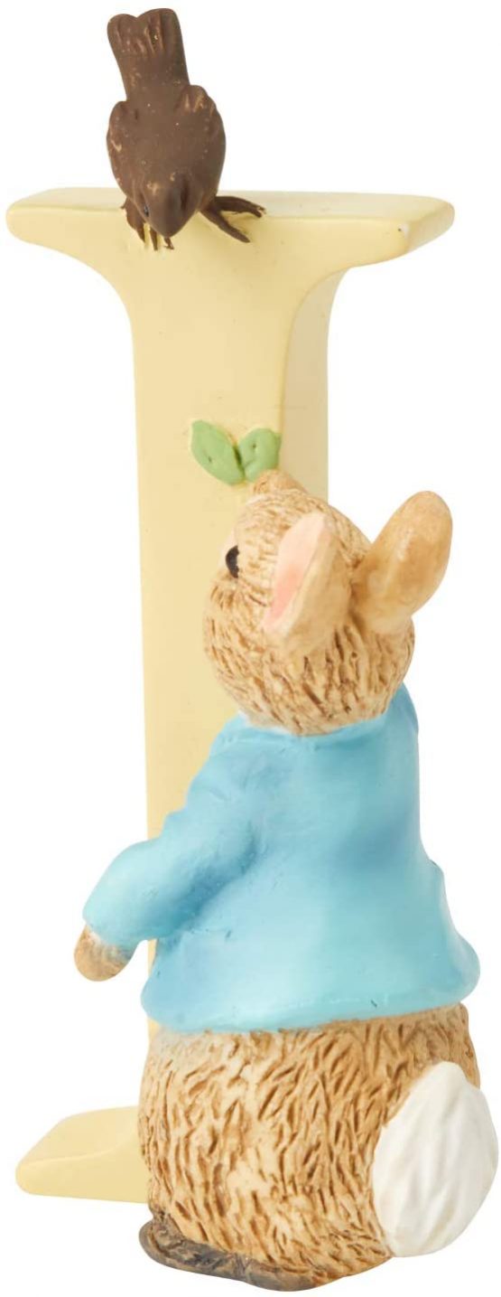 Beatrix Potter Alphabet Letter I Peter Rabbit Figurine - Image 2