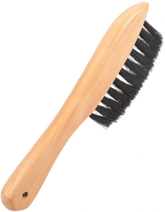 Alomejor 2pcs Billiard Table Brush Pool Table Brush Cleaner Kit Snooker Pool Table Brush Kit with Cloth Brush Rail Brush Wooden Handle for Billiard Table - Image 2