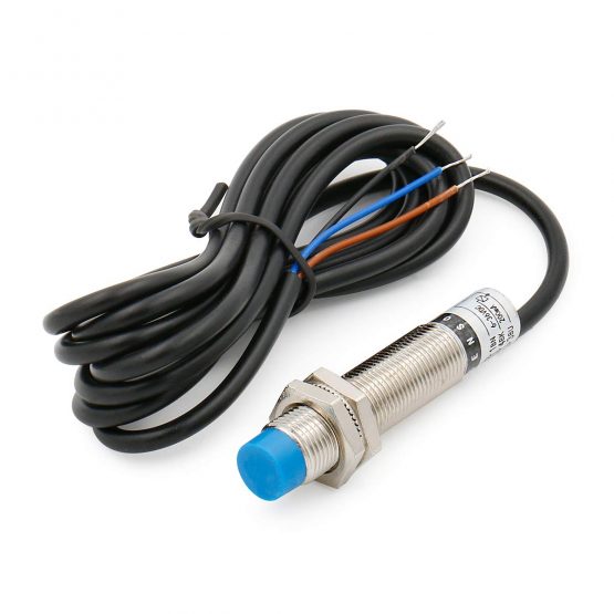 Heschen M12 Capacitive Proximity Sensor Switch Non-Shield Type LJC12A3-5-Z/BY Detector 1-5mm 10-30VDC 200mA PNP Normally Open(NO) 3 Wires - Image 3