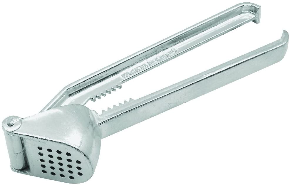 Unbekannt Fackelmann Metal Basic Garlic Press Fast Postage, Grey, 15 cm
