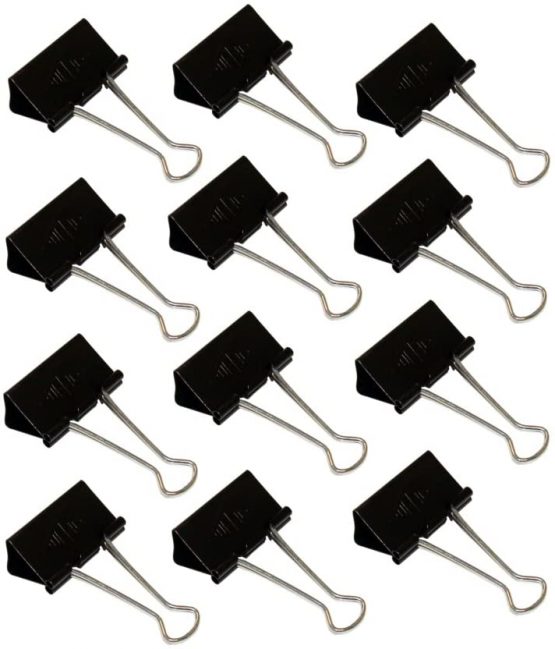 Wedo 6421441 41 mm Fold Back Clip (Pack of 12)