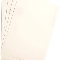 Clairefontaine Etival Coloured Grained Drawing Paper, 160g, A3 - White, Pack of 25 Sheets