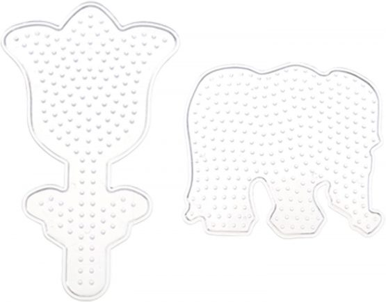 10pcs Pegboards for Perler Beads Kids Pegboard Template Board Hama Fuse Bead Clear Square Design Board - Image 4