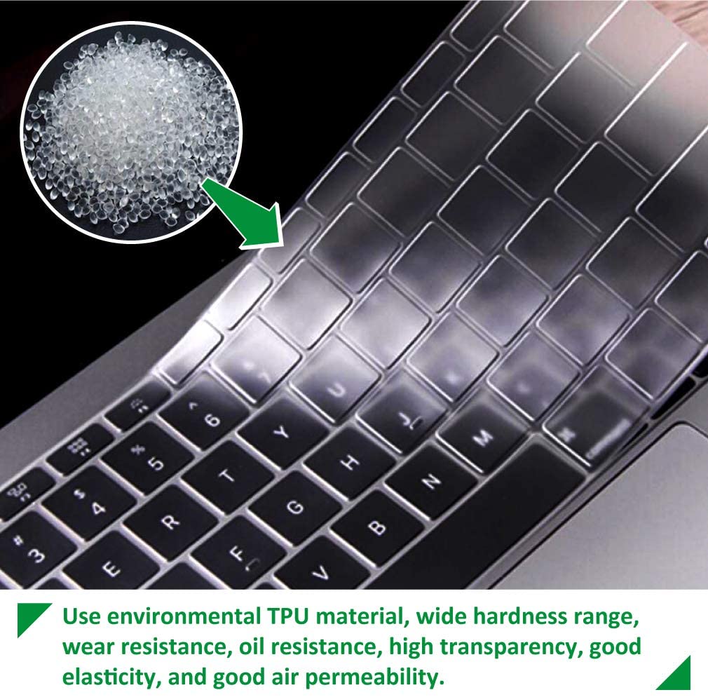 CAISON Premium Ultra Thin TPU Keyboard Cover Protector for 13 inch ...