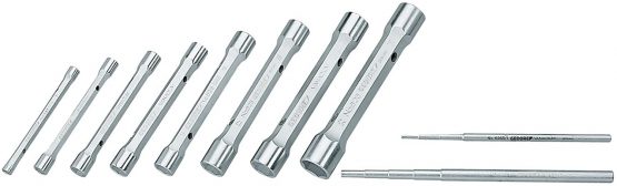 Gedore 8Pc Tubular Box Spanner Set 6-22 mm KD, 626/8