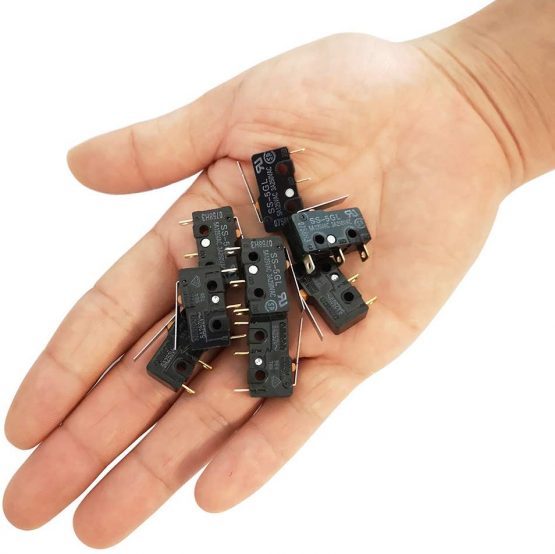 CESFONJER Limit Switch SS-5GL 5A Micro Subminiature Snap Action Switch, Arm Push Button Momentary Actuator, for 3D Printer, Electronic Equipment, Automatic Machine, car Electric (Pack of 8 pcs) - Image 2