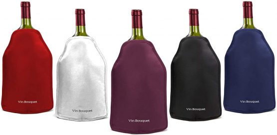 Vin Bouquet FIE 051 Silver cooler bag. Patented anti-slip system. Side elastics for a perfect fit