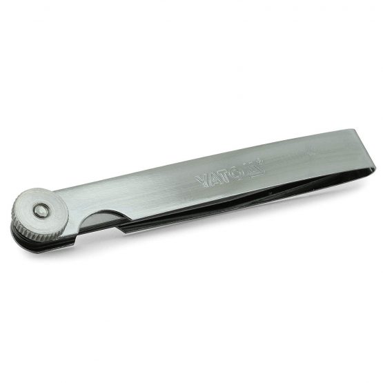 Yato Feeler Gauge 0.02 - 1.00 mm 17 Pieces 100 mm Long Professional