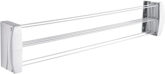 Leifheit Teleclip Wall Dryer 74 Extendable Wall Mounted Washing Line, Balcony Dryer, Over the Bath Clothes Dryer, W 100 cm, Leifheit Airer - Image 2