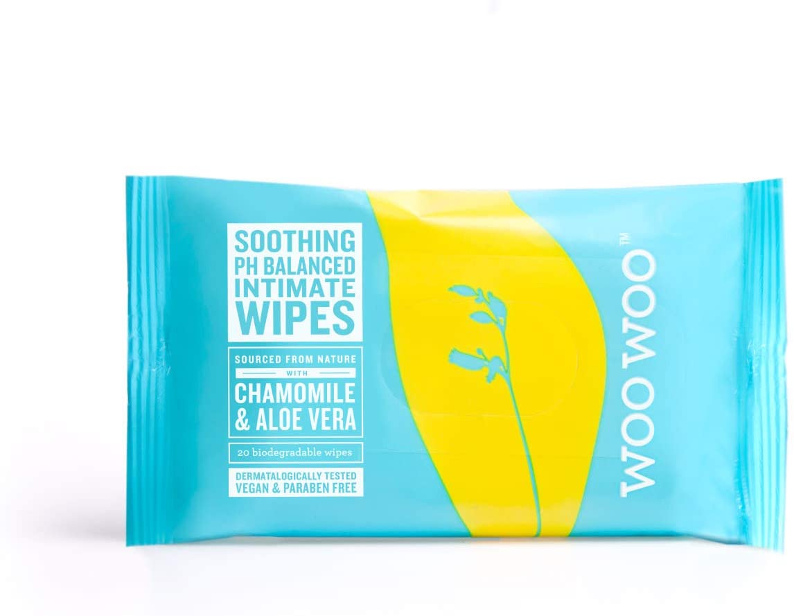 WooWoo Soothe It! Intimate Wipes for Women Feminine Hygiene Cleansing