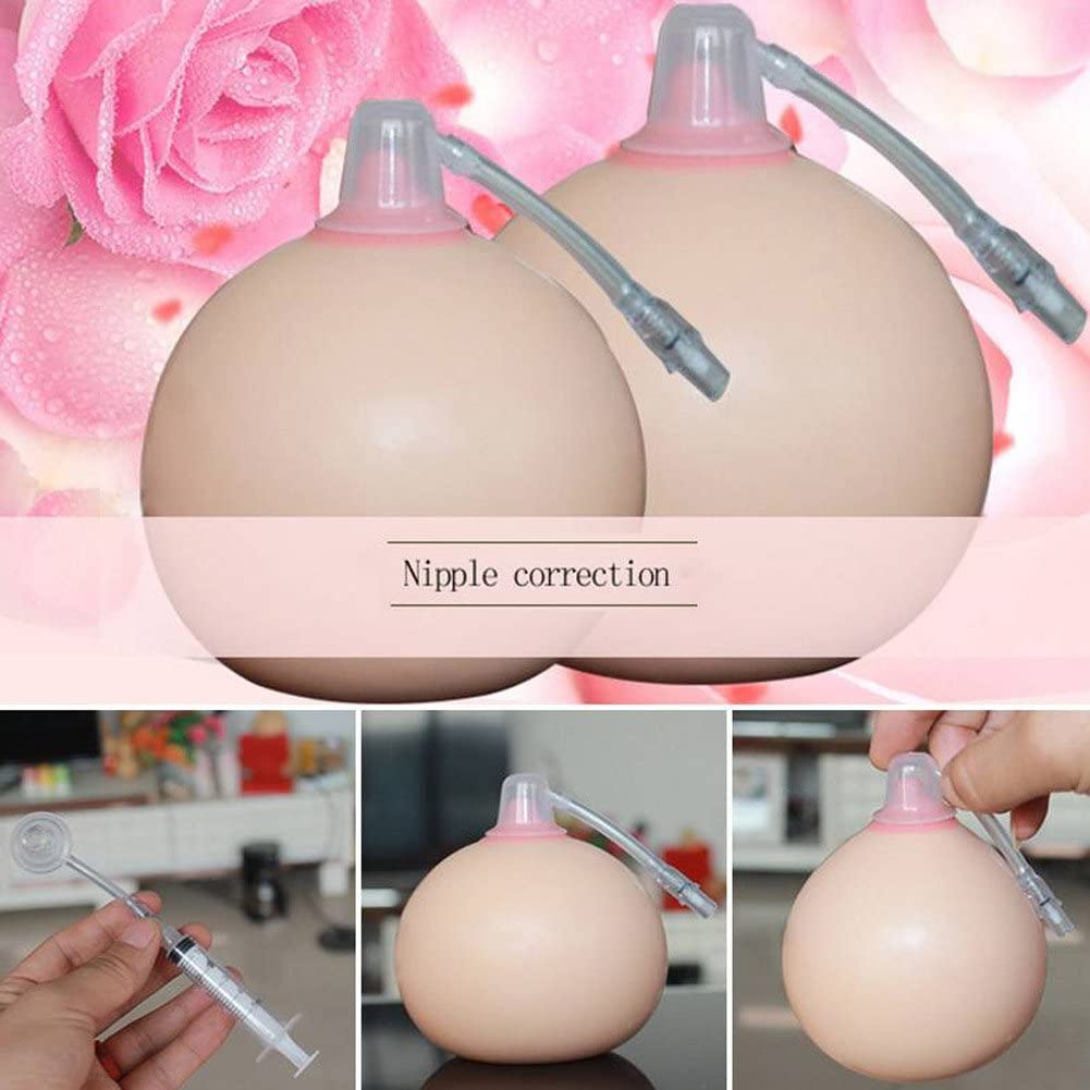 Angzhili 2 Sets Nipple Aspirator Corrector Feeding Sucking for Inverted Nipples Retraction Enlarger Redress Breastfeeding Aid Avent niplette - Image 4