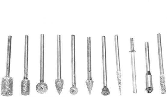 43PCS Diamond Rotary Burrs Assorted Cutting Grinding Engraving Polishing Rotary Tool Accessories for Wood Stone Glass Ceramics Jewerly - Image 2